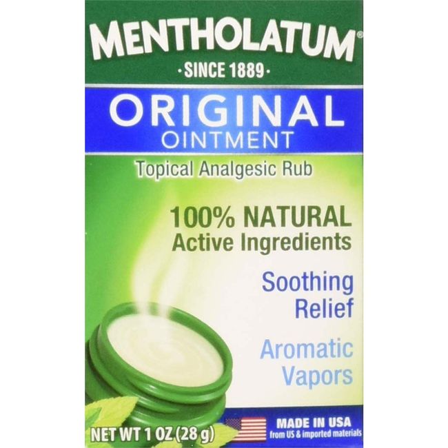 Mentholatum Original Ointment Soothing Relief, Aromatic Vapors - 1 oz ( Pack of 6)