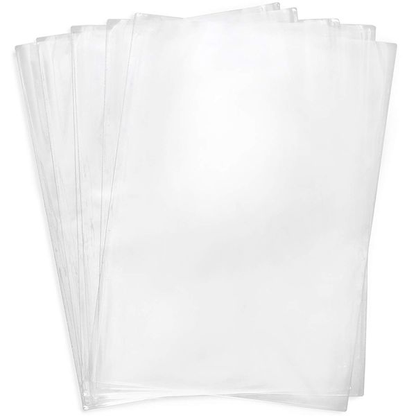 Shrink Wrap Bags,100 Pcs 7x10 Inches Clear PVC Heat Shrink Wrap for Packaging Small Gifts, Soap,Book,Bath Bombs, Film DVD/CD, Candles,Bottles and Homemade DIY Projects