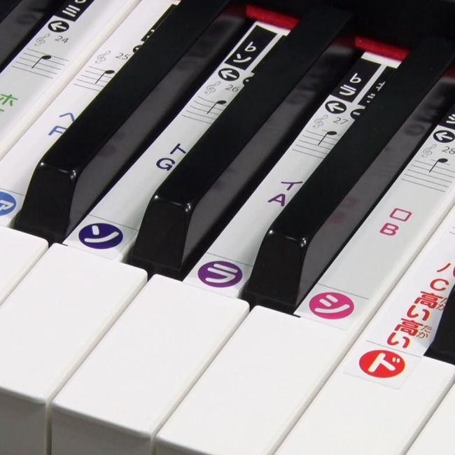 29 Keys, Piano Keyboard, Doremi Sticker, Music, Beginner, Self-taught, Lessons, Teaching Materials