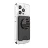 Black American Flag Gray PopSockets PopWallet for MagSafe