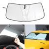 Windshield Sunshade Compatible with Toyot@ Supra 2019-2025 Foldable Front Windshield Sun Shade Protector, Block UV Rays Keep Your Car Cooler