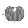 Barber Cape, 2Pcs Cloak Short Washable Soft Cloth Hair Cutting Hairdressing Salon Gown Bib Apron Vertical Stripes, Black & White