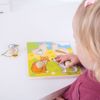 Bigjigs Toys BJ224 My First Peg Puzzle (Pets), multicoloured