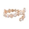 FLOWERING HTC0053-PG Tail Clutch (Size less), Pearl Parts (Pink Gold)