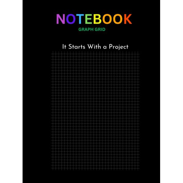 Hardcover Graph Paper Grid for UX designers and collage student's projects: UX designs, creating patterns, wireframes, drawing graphs, designing maps, and project work.