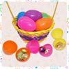 30Pcs Fillable Easter Eggs 7.5cm - Plastic Reusable Colourful Eggs, Kids Easter Basket Stuffers, Assorted Colour Large Eggs for Easter Decorations