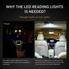 Subaru LED Upgrade Kit-20pcs Interior Lights for Dome/Trunk/Plate (Easy Install)
