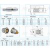 HangTon 0B EGG 7 Pin Female Socket Circular Push Pull Metal Connector Panel Mount Receptacle