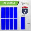 Royal Green Writable Labels Color Coding Stickers in Black 7.5cm x 2.5cm 120 Pack