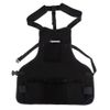 23 In. 16-Pocket Black Canvas Bib Tool Work Apron