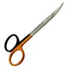 2 IRIS SCISSORS 4.5"CURVED HIGH GRADE SUPERCUT DENTAL SURGICAL INSTRUMENT