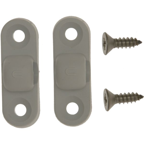 W4 Awning Pole Brackets - White, 2 Pack