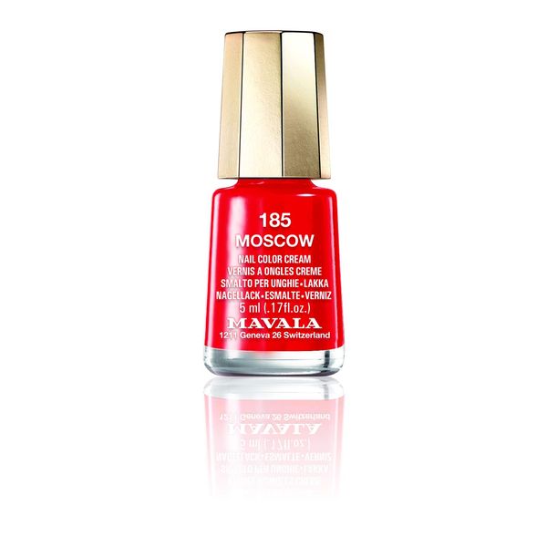 MAVALA - Moscow Nail Polish, 18 Colour, Red, Vanilla, 5 Milliliter