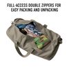 Rothco 22245: Midnight Camo Canvas Shoulder Duffle Bag