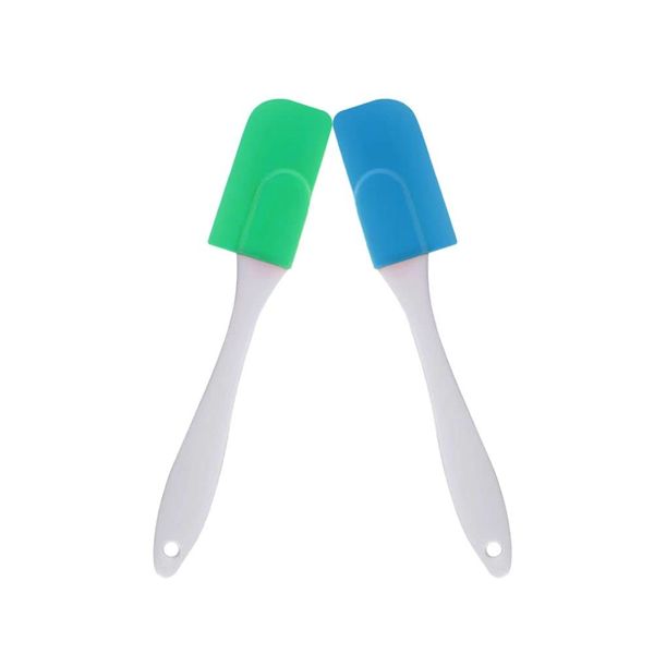 Silicone Spatulas, 2 Pcs Heat Resistant Silicone Spatula, Silicone Pastry Spatulas, Kitchen Silicone Mixing Scraper, for Cooking, Stirring, Coating, Baking and More