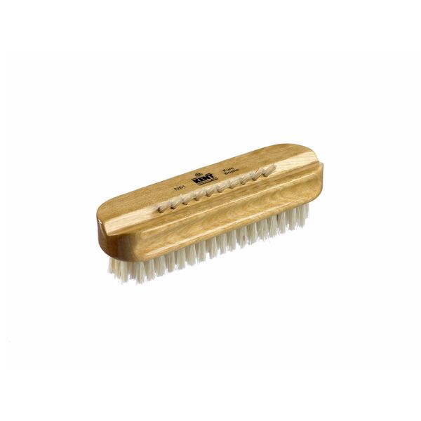 Kent Brushes Natural White Bristle Nail Brush in Satinwood