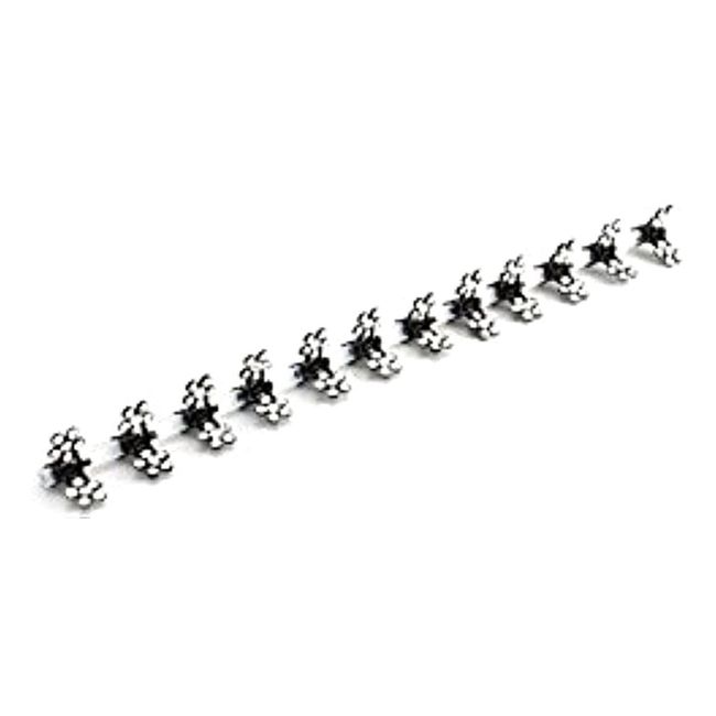 Teanfa 12 pcs of Elegant Mini Hairpin Rhinestone Flower Hairpin Jaw Clips for Wedding Party Prom