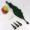 18" inch Tabletop Artificial Mini Christmas Pine Tree with LED Lights & Ornament