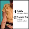 BodyMark Party Pack Temporary Tattoo Marker for Skin, Premium Brush Tip, 4 Count Pack