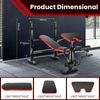 600lbs 6 in 1 Weight Bench Set with Squat Rack and Leg Developer Preacher Curl🏋