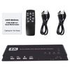 4 in 1 4K KVM Switch Multi Viewer Seamless HDMI Switch Keyboard Hotkey, Quad Split Screen Video Wall Controller Matrix Switch