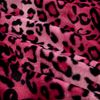 Fabric Base Velboa Smooth Wave Prints Leopard Pink, Fabric by the Yard