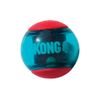 KONG - Squeezz Action Ball Red - Multi Textured Squeaker Interactive Fetch Toy - For Large Dogs