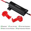 10Pcs 50W 6ohm Load Resistors,for Fix LED Bulb Fast Hyper Flash LED Turn Signal Lights, Fix Error Flash Controller-black