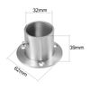 Sourcingmap Wardrobe Pipe Bracket, 32mm Dia, Wall Mount Hanging Rail Rod Support Socket 4pcs