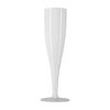ProductPro 20 x White Plastic Prosecco Flutes, Biodegradable 175ml Capacity