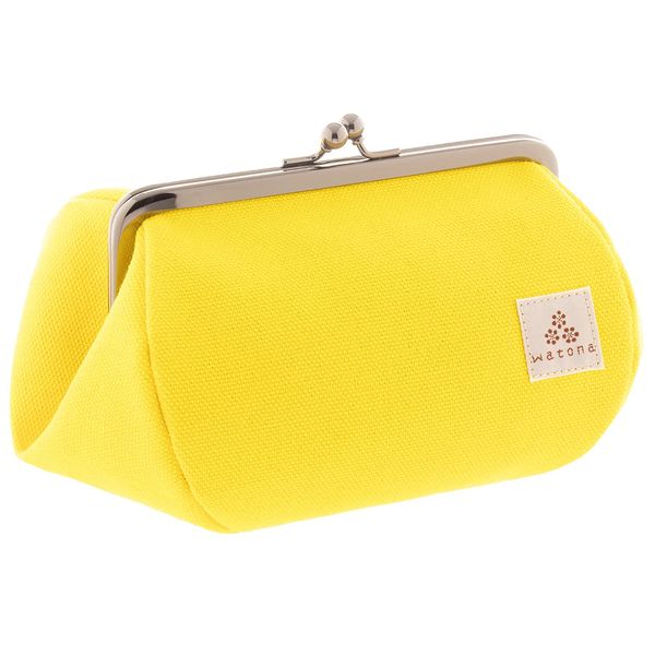 Watona Canvas Cosmetic Pouch, Size 4.5, Size L, lemon