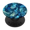 Ocean Sea Wave Pattern Print PopSockets Adhesive PopGrip