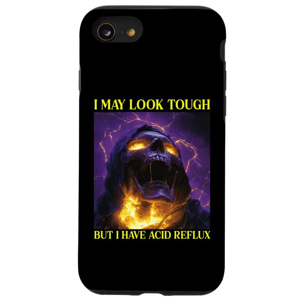 iPhone SE (2020) / 7 / 8 Funny Hard Skeleton Acid Reflux Case