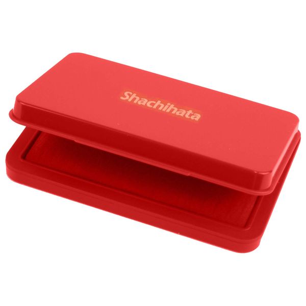 Shachihata HGN-2-R Stamp Pad, Medium, Red