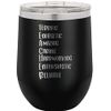 CustomGiftsNow Terrific Energetic Amazing Caring Hardworking Enthusiatstic Reliable - TEACHER - Stainless Steel Double-Wall Insulated 12-Ounce Truck Car Travel Coffee Cup Wine Tumbler Mug with Lid