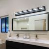 Indoor makeup lamp Interior makeup lights are bright with black metal frames