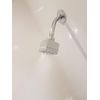 VICTORIA PLUMB Square Multi-Jet Chrome Adjustable Shower Head 2.5 Inch Wall Mount