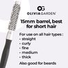 Olivia Garden - Essential Blowout Classic Silver Hairbrush - 15
