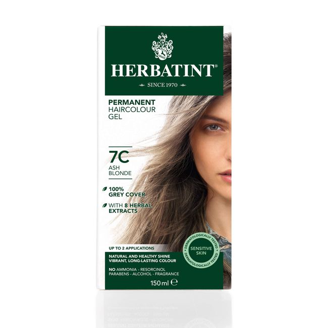 Herbatint Natural Hair Colour Ash Blonde 7C 5.27 fl oz