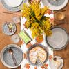 Lemicin Autumn Table Runner - 14 x 72 inch Orange Leaves Pattern for Fall Decor