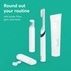 Quip Rechargeable Electric Toothbrush - Soft Bristle, Sonic Toothbrush with Magnetic Charging Cable & Habit Improving Timer - ADA Accepted Electric Toothbrush - Travel Toothbrush - Midnight, Plastic
