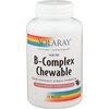 Solaray, High Potency B-Complex Chewable, Natural Strawberry Flavor, 50 Chewables