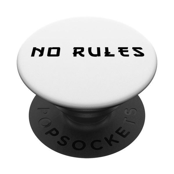 No Rules Illustration Novelty Graphic Designs PopSockets Swappable PopGrip