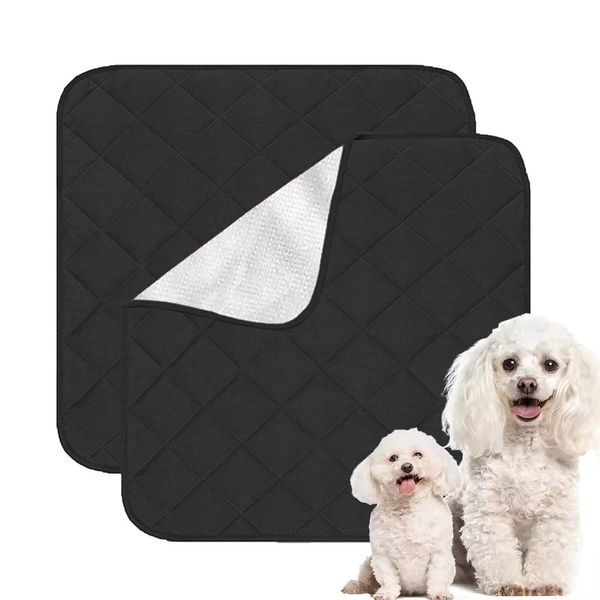 2PCS XXXL Waterproof Seat Protector Pads, Waterproof Incontinence Pad Machine Washable Chair Seat Pad Non-Slip, 4-Layer Design, Suitable for Wheelchairs Sofas Armchairs and Car Seats(22×21in)