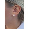 Golf Ball Earrings - Silver