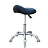 FRNIAMC Professional Saddle Stool with Wheels Ergonomic Swivel Rolling Height Adjustable for Clinic Dentist Beauty Salon Tattoo Home Office (Black)
