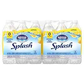 Splash Blast™ Lemon Flavor Water Beverage 8 Fl Oz Plastic Bottles (24 Pack)