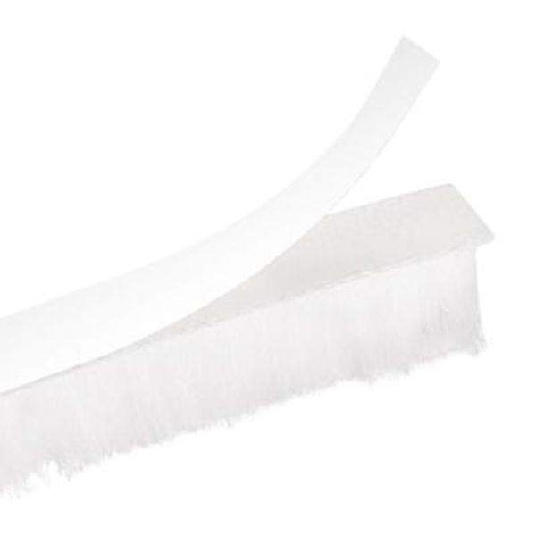 2pcs Weather Stripping Brush Self-Adhesive Seal Weatherstrip Sweep White 33ft