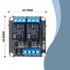 Innfeeltech 3pcs DC 12V Relay Module 2 Channel Relay with Optocoupler High or Low Level Trigger Expansion Board