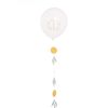 Amscan 9915641 Botanic Cross Godbless Balloon Kit- 4 Pack